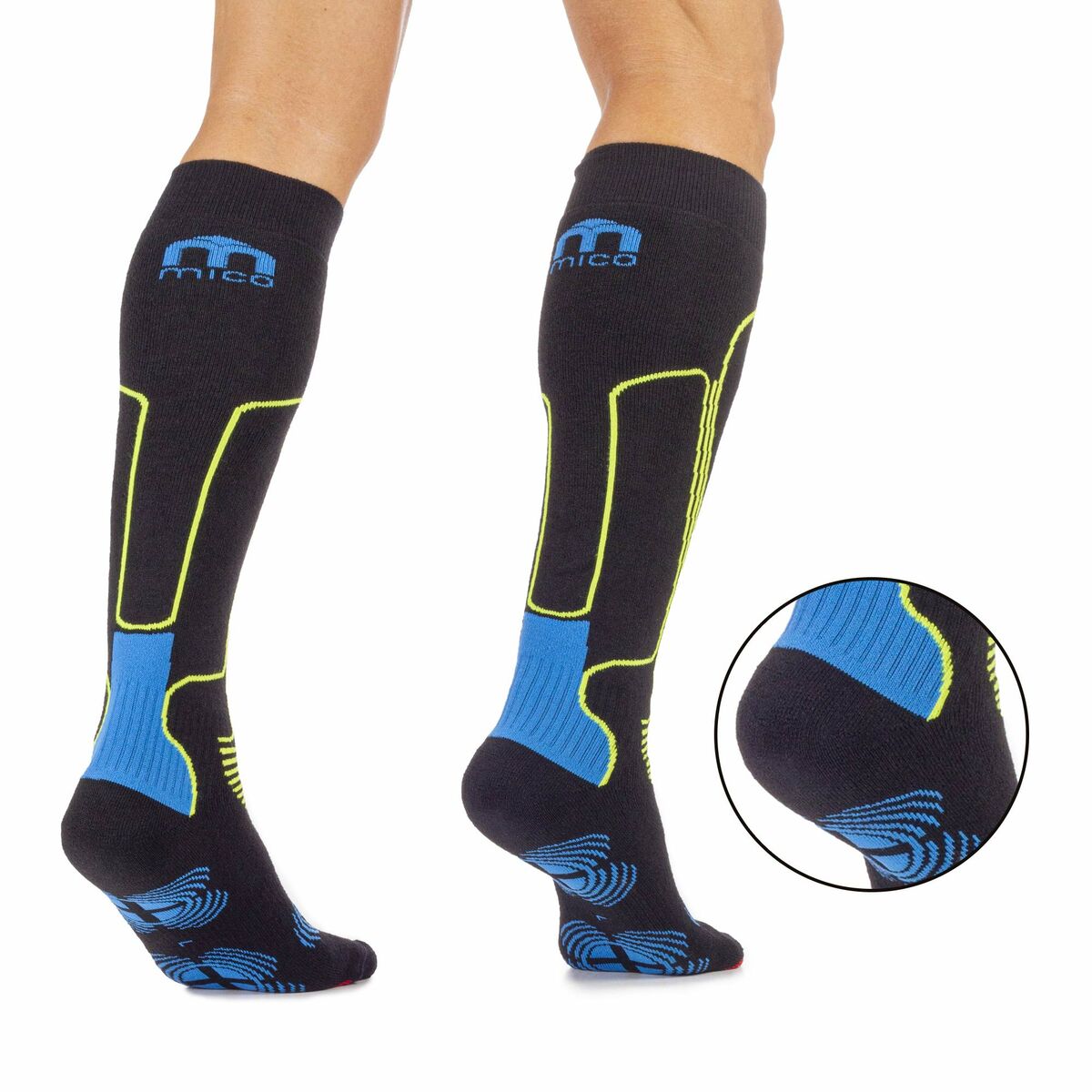 Čarape Mico SKI SUPERTHERMO PRIMALOFT HEAVY W Zelena